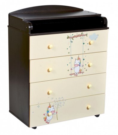 Детский комод Story Радужные единороги