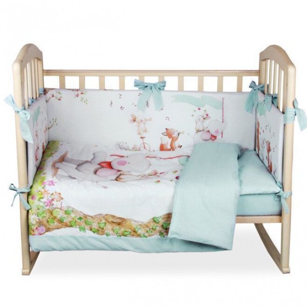 Комплект в кроватку 5 предм. ЦИРК