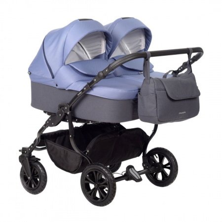 Детская коляска для двойни  Indigo Charlotte Sity Duo