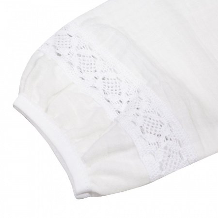 Крестильная рубашка, рост 86, муслин, универсальная