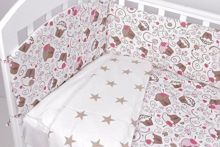 Комплект в кроватку 6 предметов Фантазия