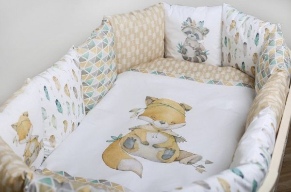 Комплект для круглой (овальной) и прямоугольной кроватки Lappetti 6 предм. "Играем весело"