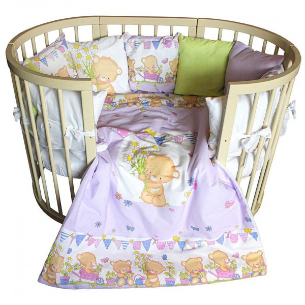 Комплект в кроватку 4 предмета L`Abeille