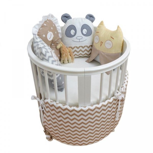 Комплект в кроватку 4 предмета  СПЛЮШКИ