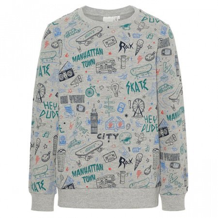 Толстовка для мальчика Серый L