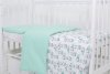 Комплект в кроватку 3 предмета Зайчики