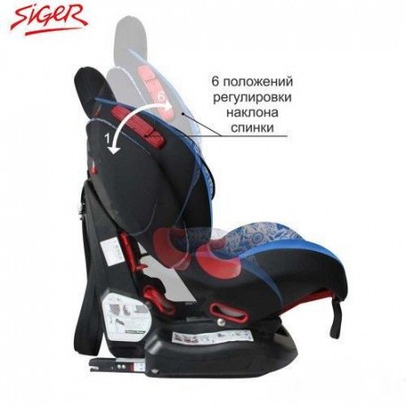 Детское автокресло Siger Art Кокон-Isofix Гжель