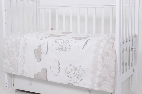 Комплект в кроватку 3 предмета Амурчики