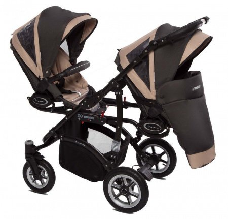 Детская коляска для двойни BabyActive Twinny 2 в 1
