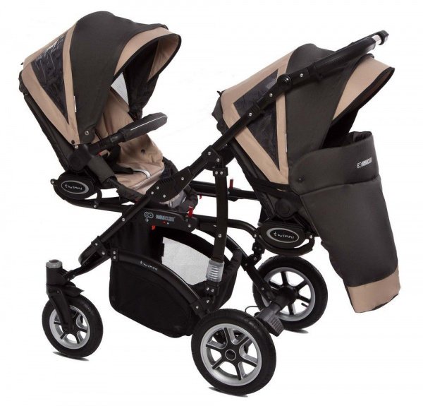 Детская коляска для двойни BabyActive Twinny 2 в 1