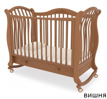 Кровать детская Гандылян Габриэлла люкс колесо - качалка