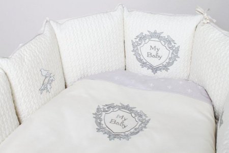 Комплект для круглой (овальной) кроватки Lappetti "Мой малыш"