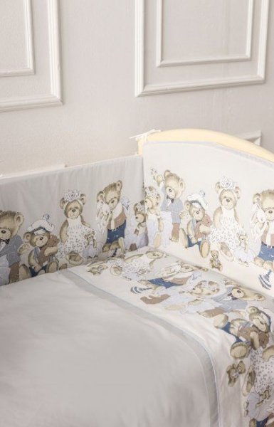 Комплект Lappetti в кроватку 3 предм. "Мишкины игрушки"