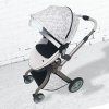 Детская коляска Hot Mom Flower Leather 2 в 1