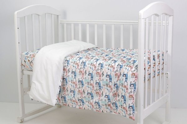 Комплект в кроватку 3 предмета Ламы