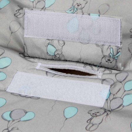 Конверт прогулочный Alis с прорезями для автокресла 90х45