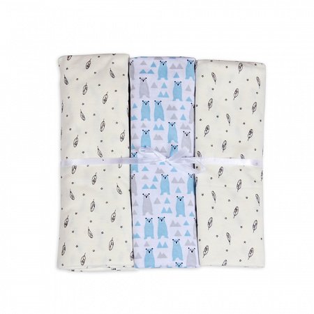 Комплект пеленок 3 шт., 90х100, кулирка