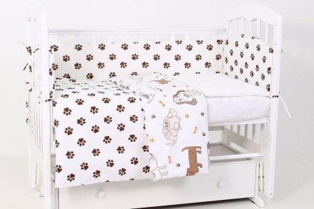Комплект в кроватку 6 предметов Фантазия