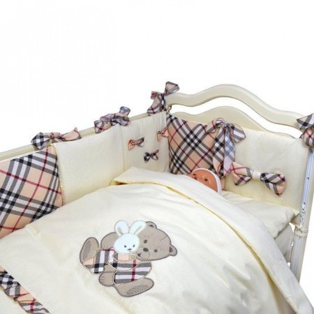 Комплект в кроватку 4 предм. NICE FRENDS