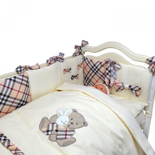 Комплект в кроватку 4 предм. NICE FRENDS