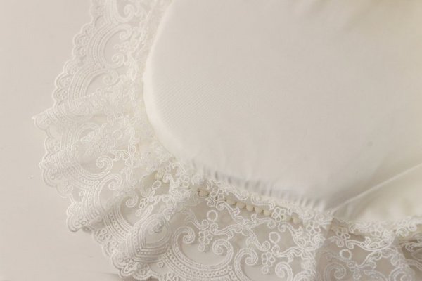 Уголок с кружевом для пледа (с жёстким вкладышем) Lappetti