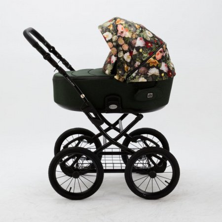 Детская коляска Adamex Porto Retro Flowers 2в1