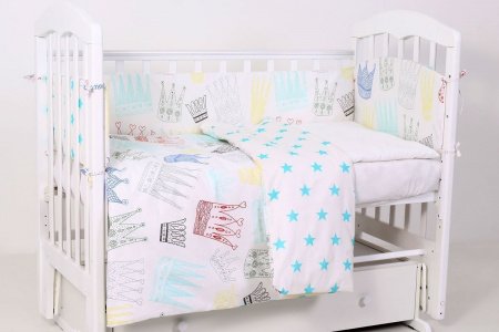 Комплект в кроватку 6 предметов Фантазия
