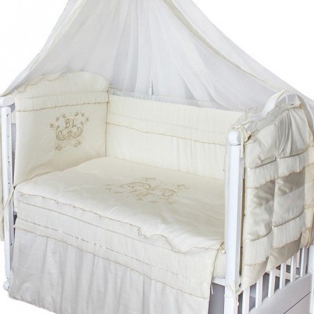 Комплект в кроватку 8 предм. БЭБИ-ЛЮКС