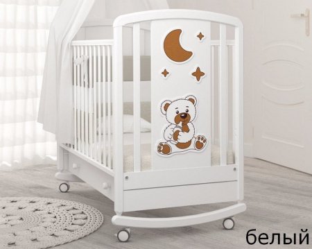 Кровать детская Angela Bella Жаклин (мишка с соской)