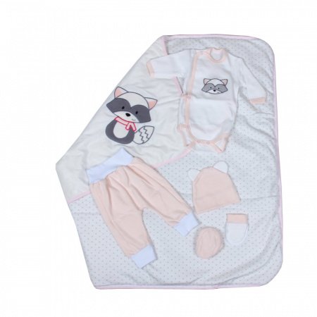 Комплект на выписку 6 предм. ЕНОТ, плюш, интерлок