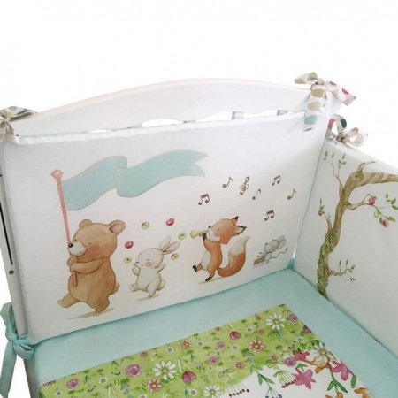 Комплект в кроватку 5 предм. ЦИРК