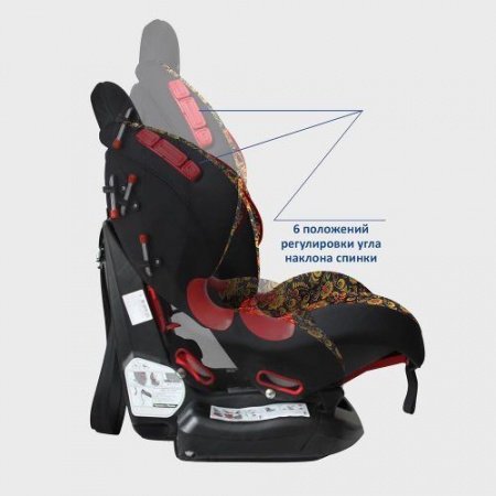 Детское автокресло Siger Art Кокон Хохлома