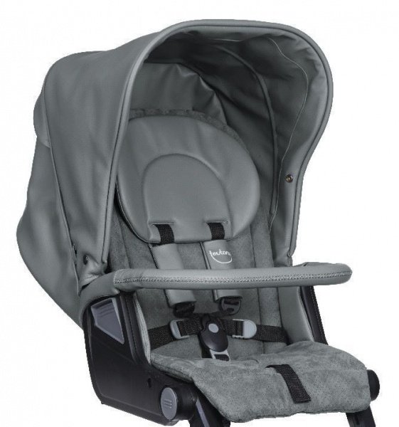 Прогулочная Коляска TEUTONIA COSMO V4 2016 (эко-кожа) на шасси Graphite