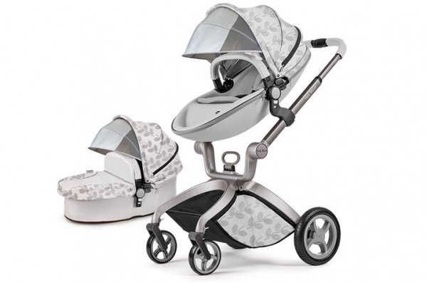 Детская коляска Hot Mom Flower Leather 2 в 1