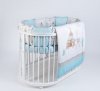 Комплект для круглой (овальной) и прямоугольной кроватки Lappetti 6 предм. "Ламы"