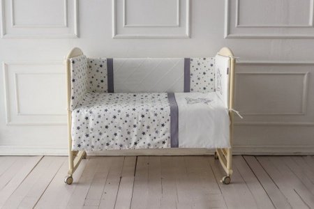 Комплект Lappetti в кроватку 3 предмета "Звездочет"