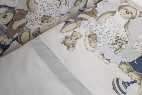 Комплект Lappetti в кроватку 3 предм. "Мишкины игрушки"