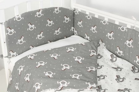Комплект в кроватку 6 предметов Фантазия