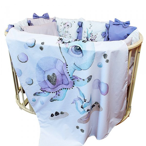 Комплект в кроватку ПОДВОДНЫЙ МИР