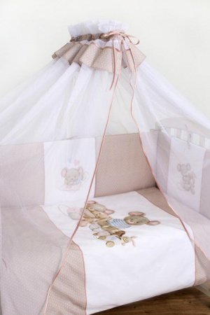 Комплект Lappetti в кроватку 6 предм."Little Mouse"