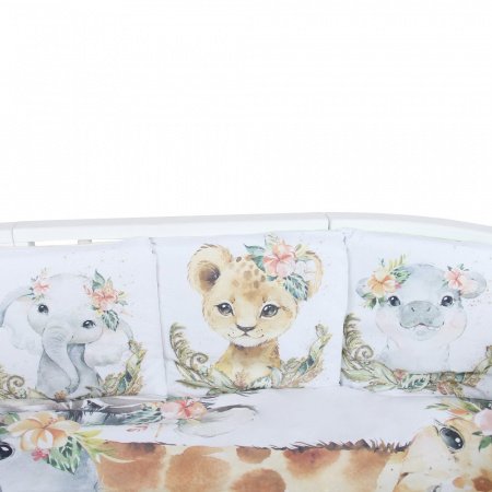 Комплект в кроватку 6 предметов МИР ИГРУШЕК (подушечки)