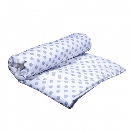 Плед детский 90*90 двухсторонний, вельбоа/бязь