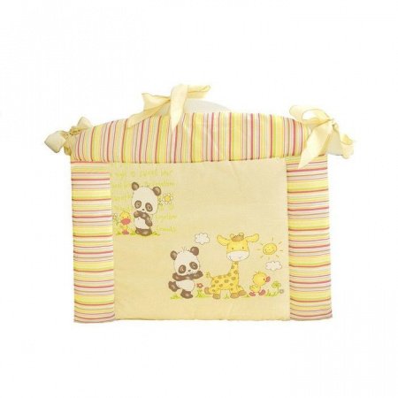 Комплект в кроватку 7 предм. ПАНДА С ДРУЗЬЯМИ