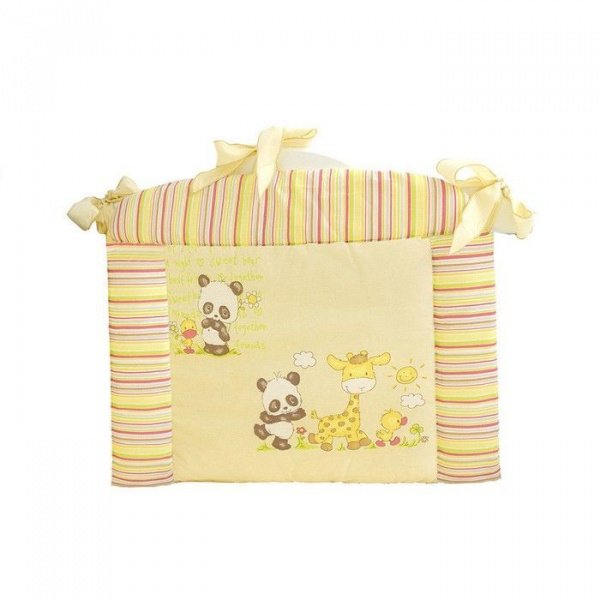 Комплект в кроватку 7 предм. ПАНДА С ДРУЗЬЯМИ