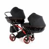 Детская коляска для двойни JUNAMA Individual Duo Slim 2 в 1
