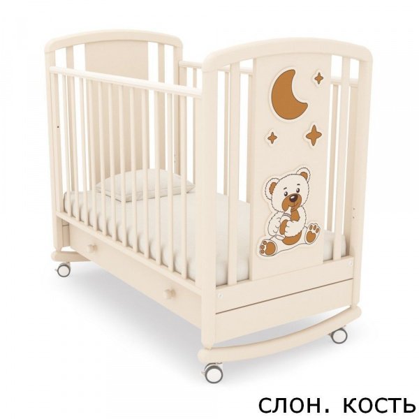 Кровать детская Angela Bella Жаклин (мишка с соской)