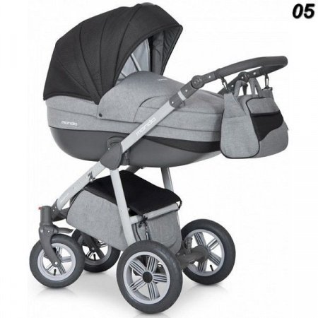 Детская коляска EXPANDER MONDO Grey Line 2 в 1