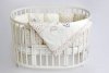 Комплект для круглой (овальной) кроватки Lappetti "Домик для птички"