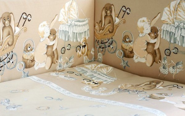 Комплект Lappetti в кроватку 3 предм. "Колыбельная"