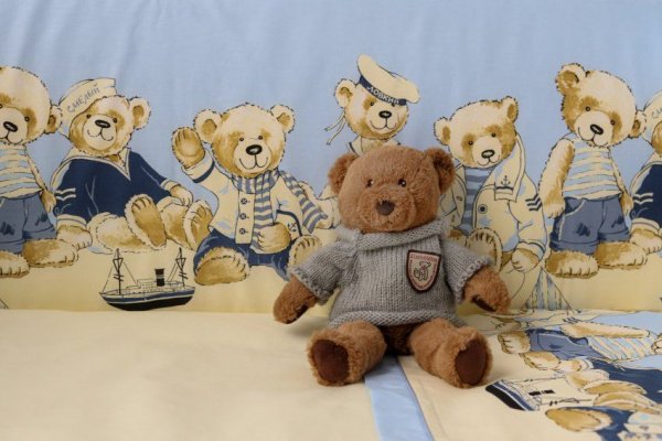 Комплект Lappetti в кроватку 6 предм. "Морячки"